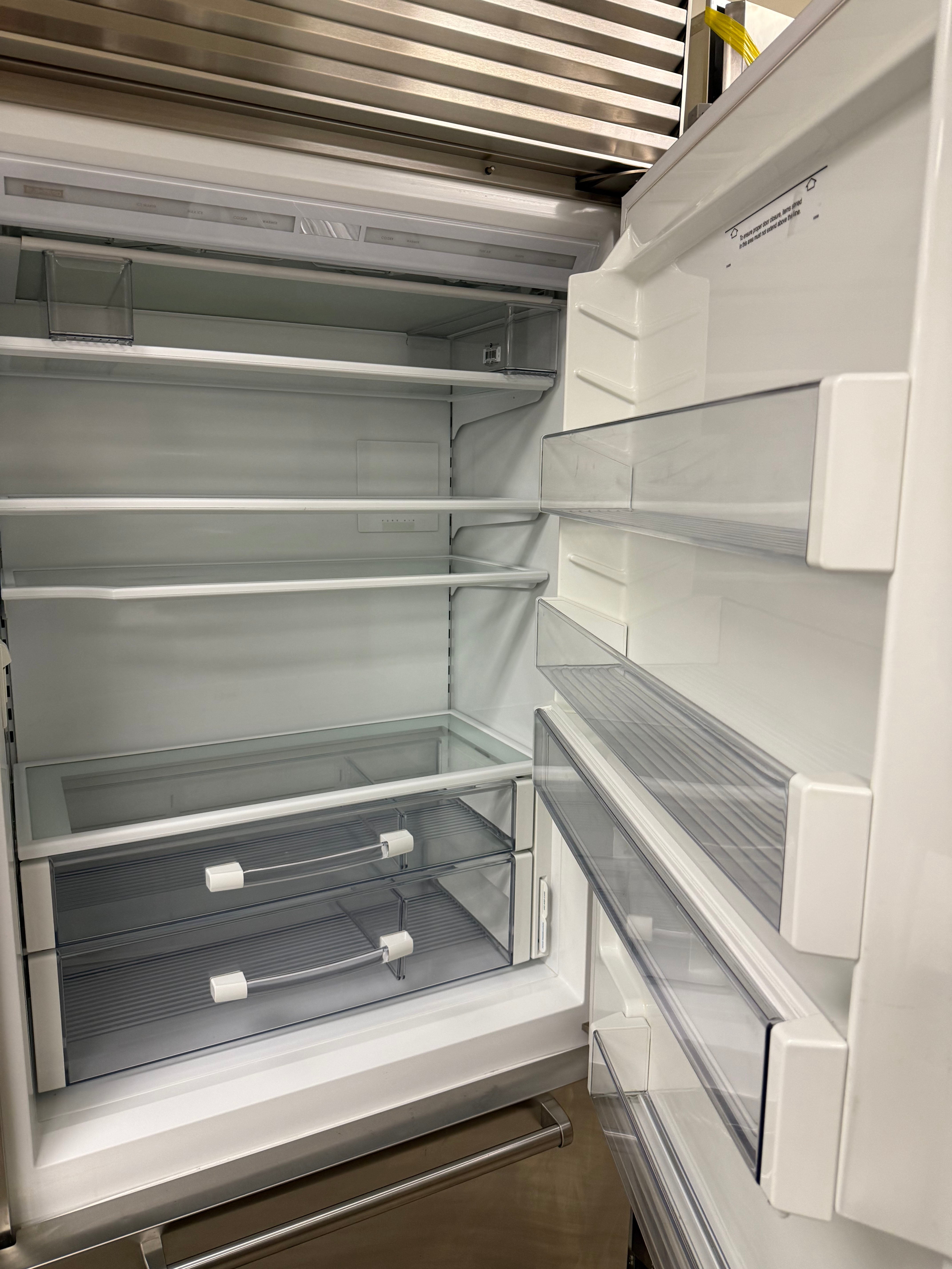 Sub-Zero BI-36UID/S/PH 36" Stainless Steel Bottom Freezer Refrigerator 