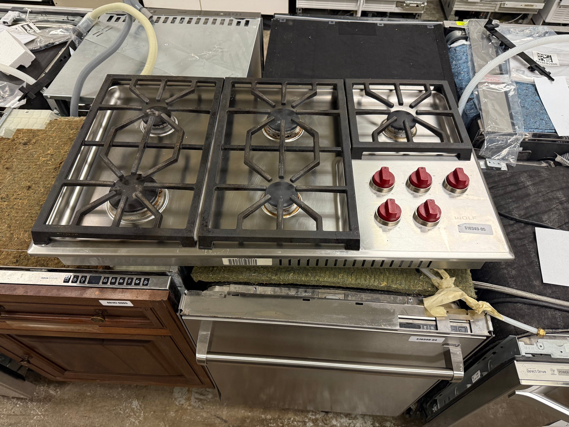 Wolf CG365P/S 36" Stainless Steel Gas Cooktop, Pre-Owned