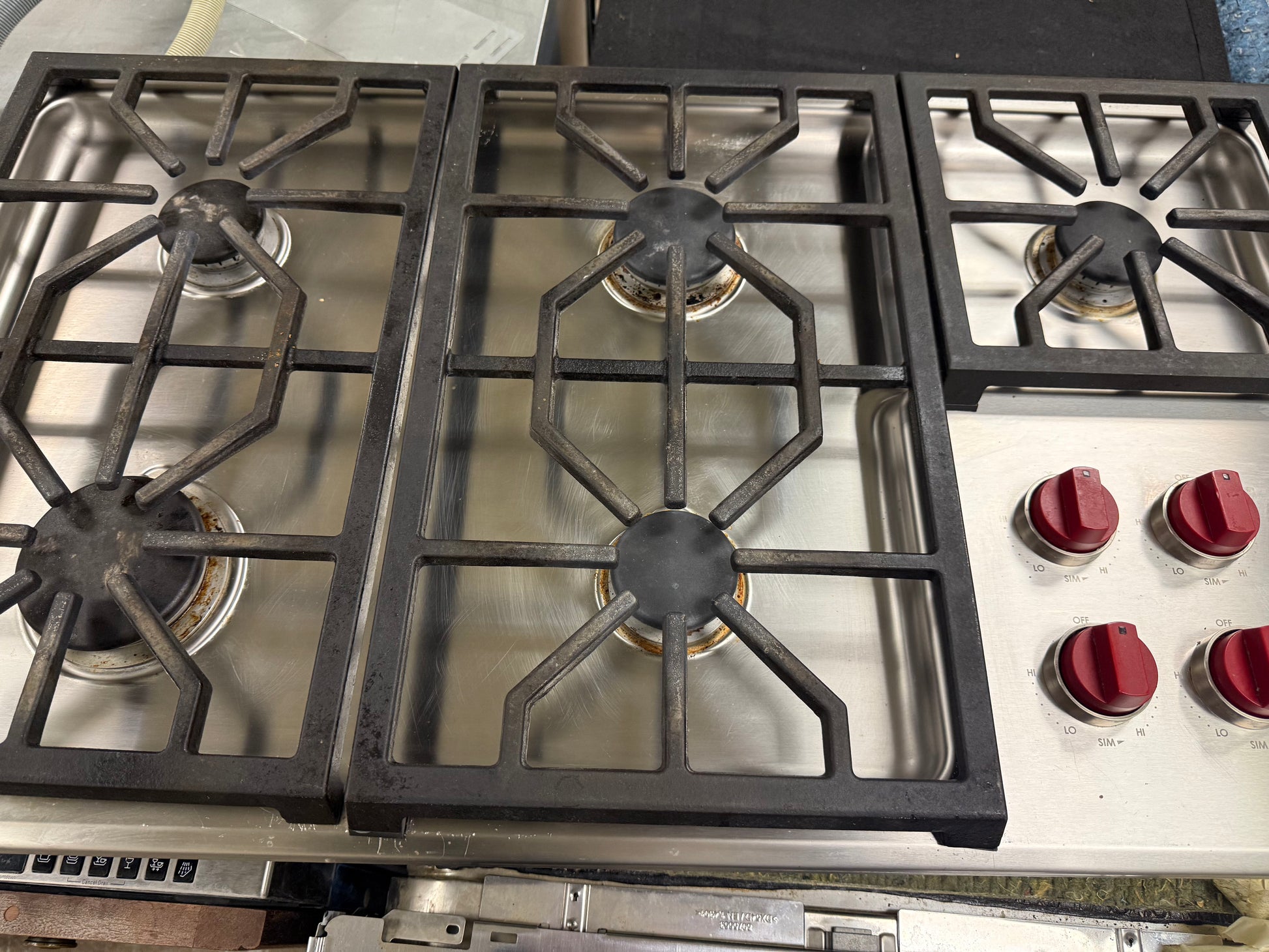 Wolf CG365P/S 36" Stainless Steel Gas Cooktop, Pre-Owned