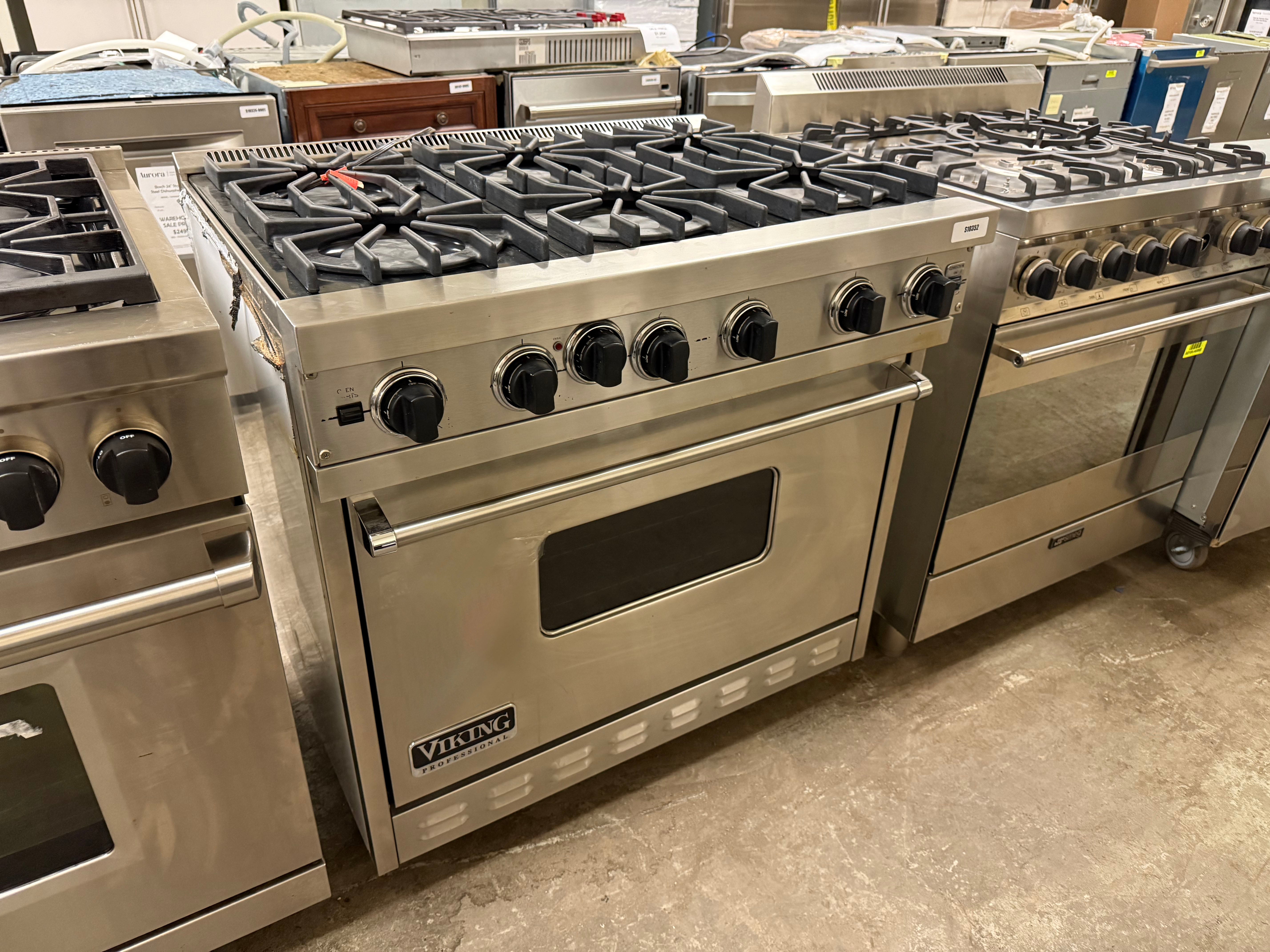 Viking VGIC365-6BSS 36" Stainless Steel Pro-Style Gas Range