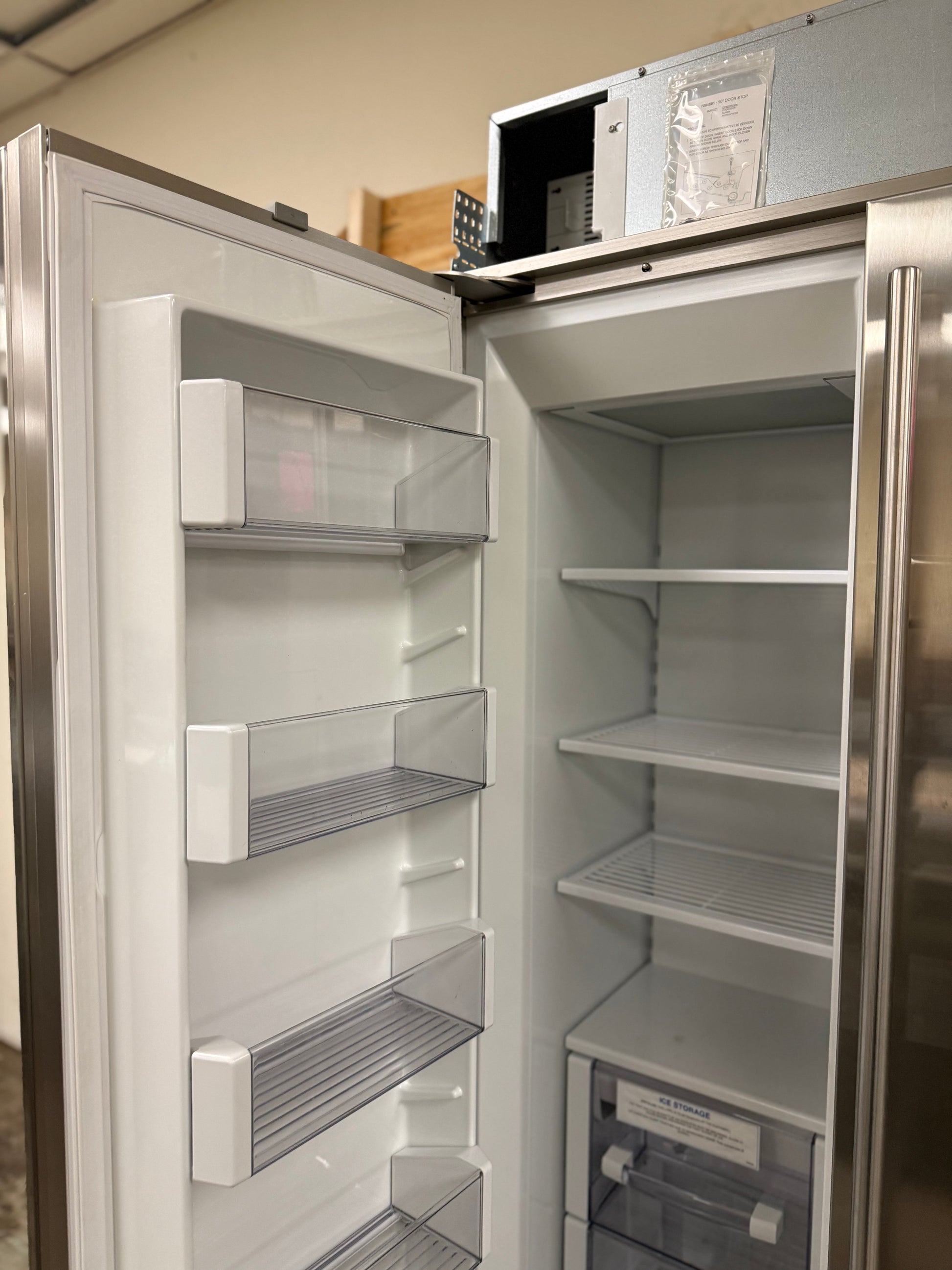 Sub-Zero BI-48S/0 48" Stainless Steel Side by Side Refrigerator