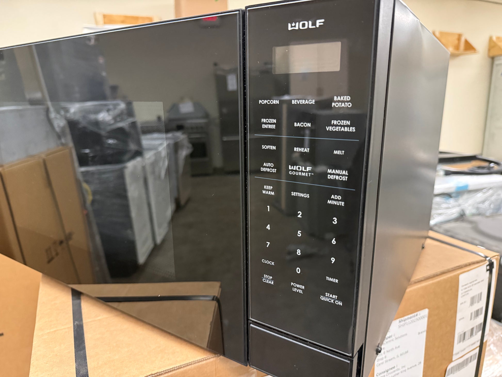 Wolf MS24 24" Black Countertop Microwave