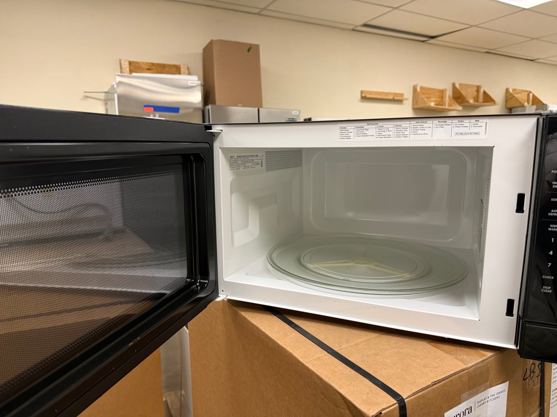 Wolf MS24 24" Black Countertop Microwave