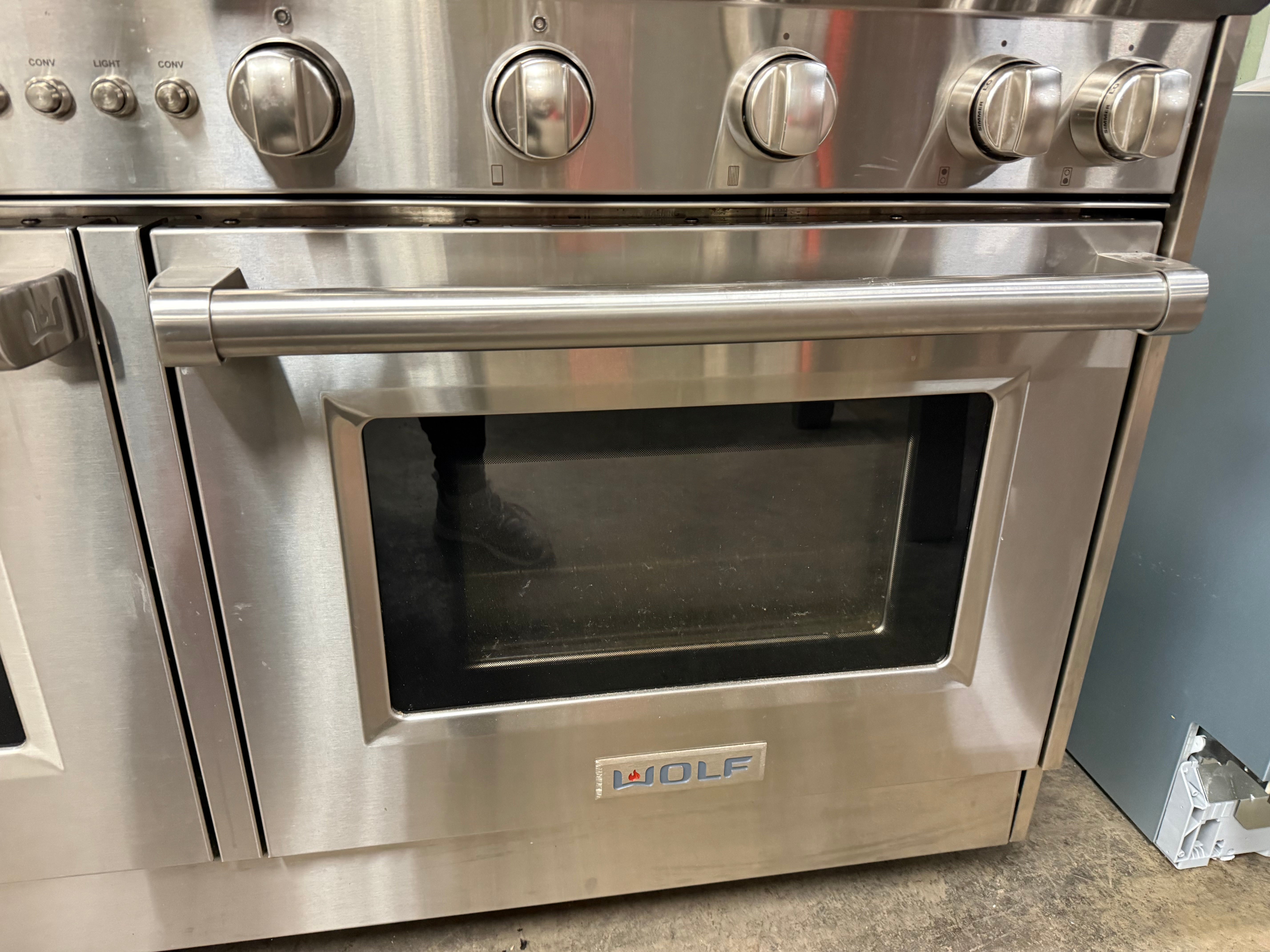Wolf GR606CG 60" Stainless Steel Gas (LP) Range with Griddle & Grill