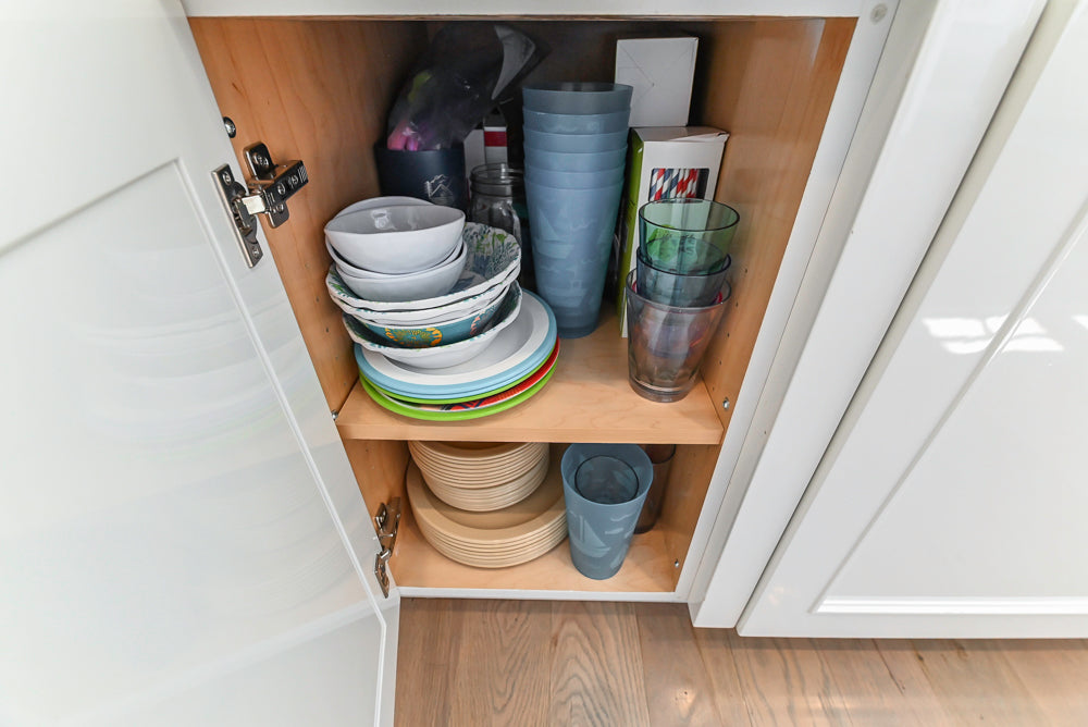Custom Transitional White Kitchen with Natural Wood Toned Island, Quartz and Granite Countertops, 60" Wolf Range and Appliances