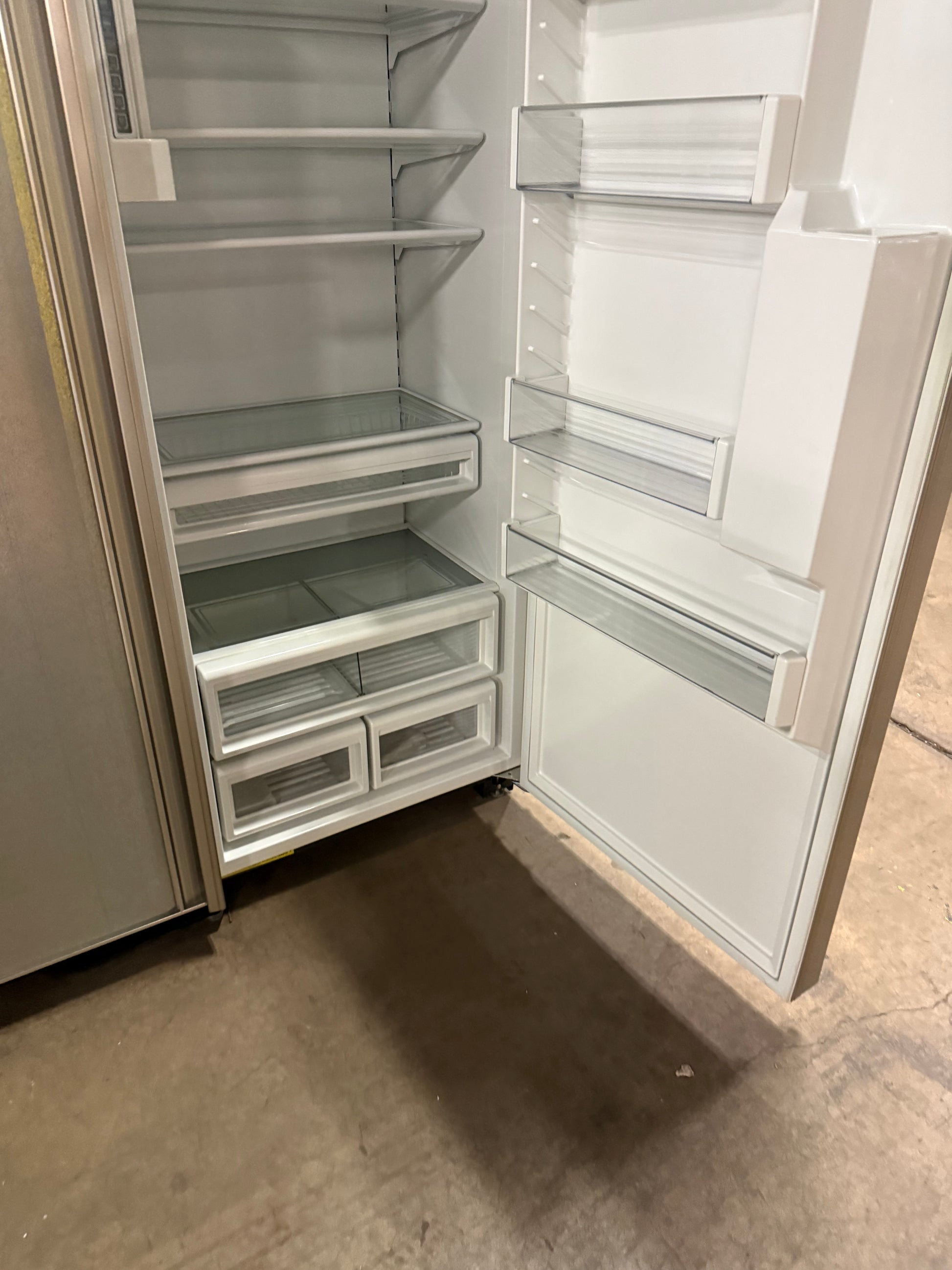 Sub-Zero 690/F 48" Panel Ready Side by Side Refrigerator