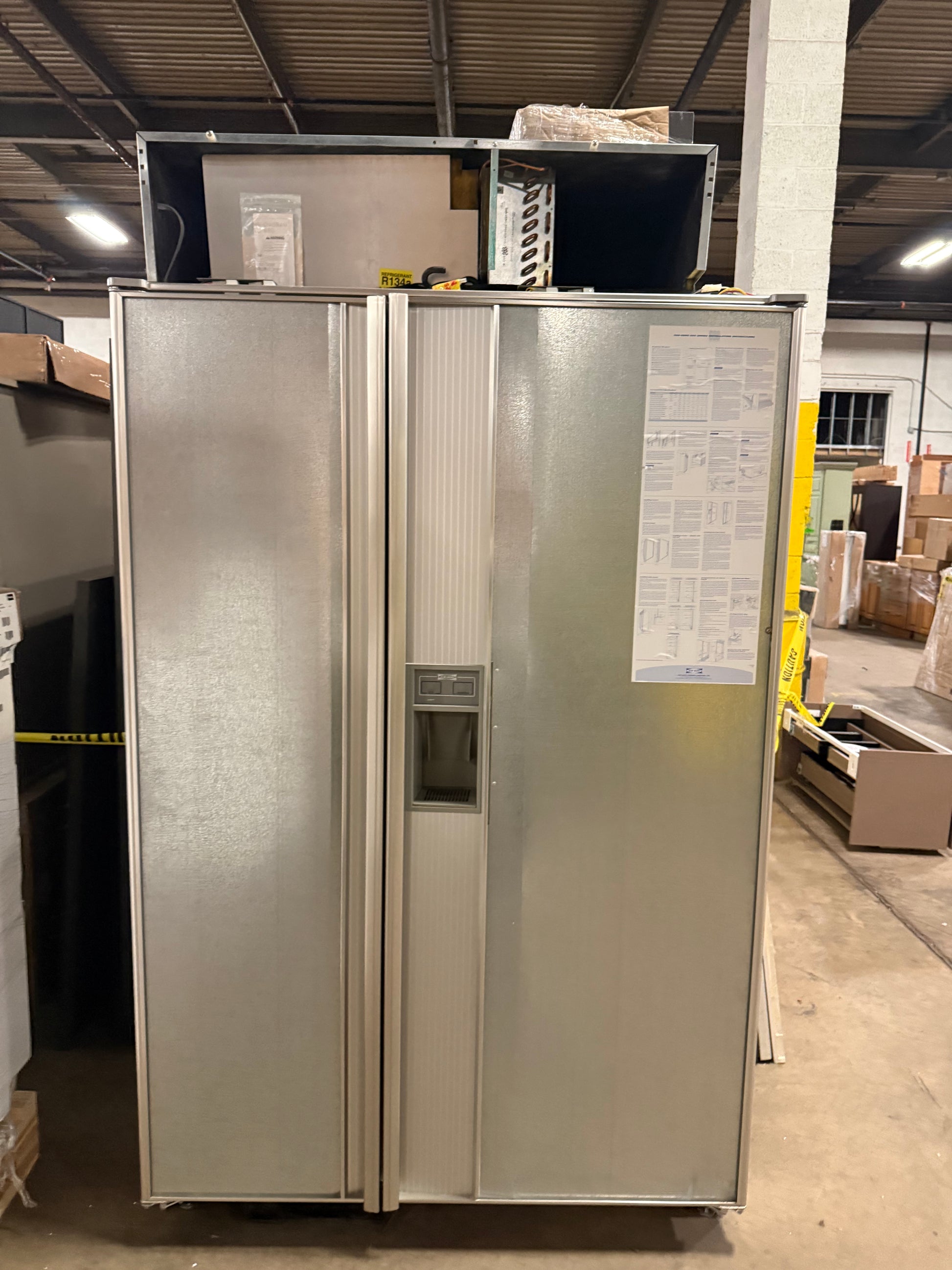 Sub-Zero 690/F 48" Panel Ready Side by Side Refrigerator
