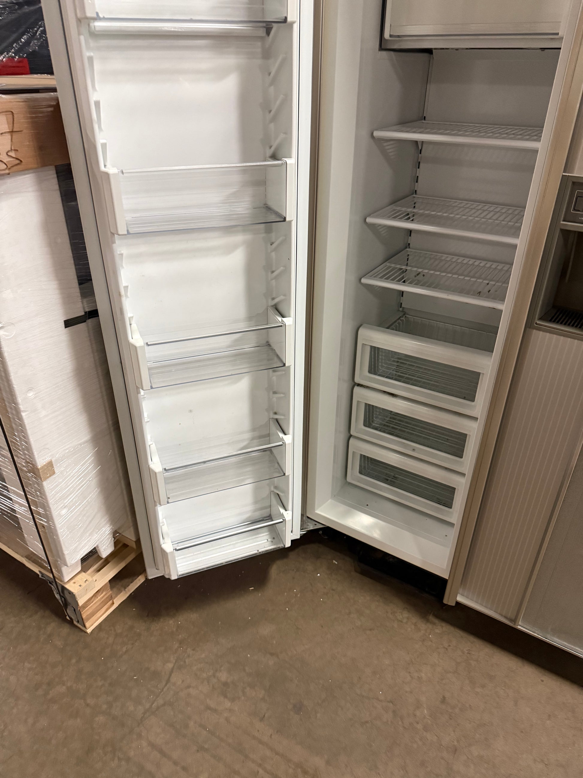 Sub-Zero 690/F 48" Panel Ready Side by Side Refrigerator