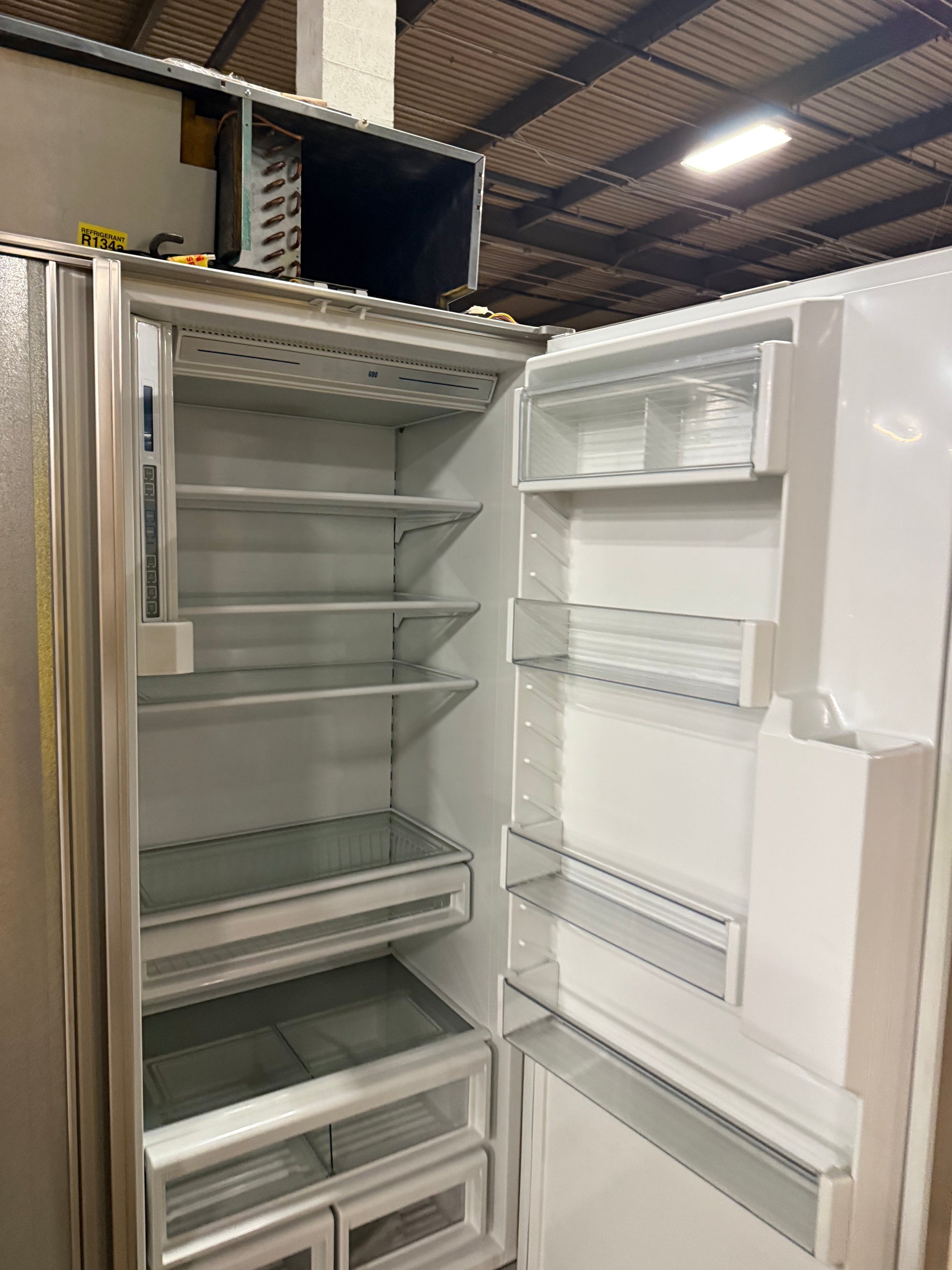 Sub-Zero 690/F 48" Panel Ready Side by Side Refrigerator