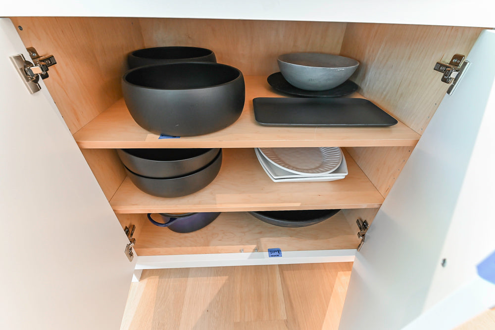 Custom Transitional White Kitchen with Natural Wood Toned Island, White Marble Countertops and 48" Wolf Range