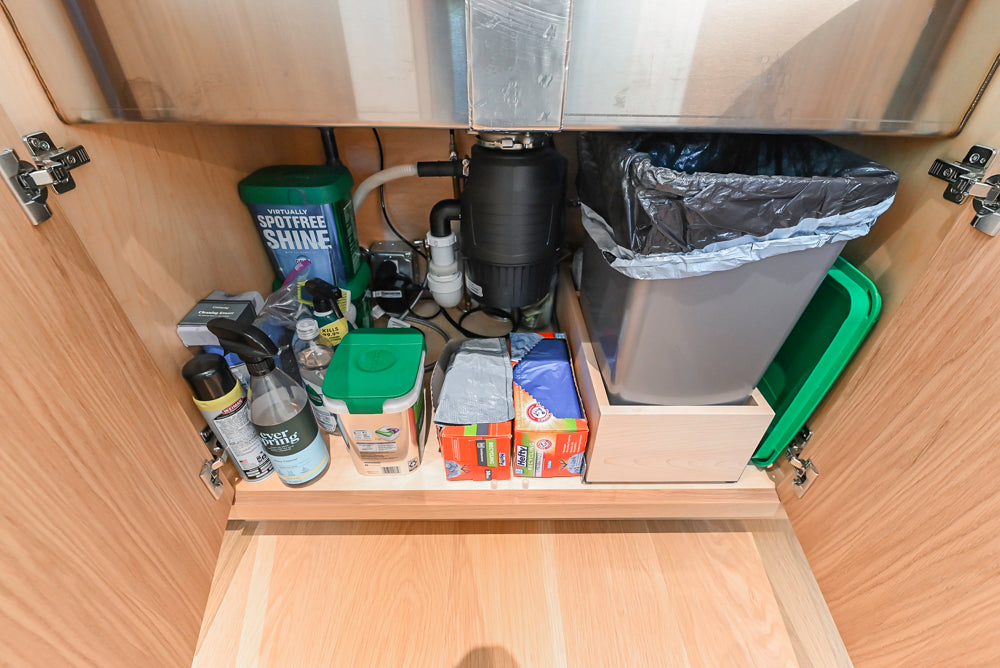 Custom Transitional White Kitchen with Natural Wood Toned Island, White Marble Countertops and 48" Wolf Range
