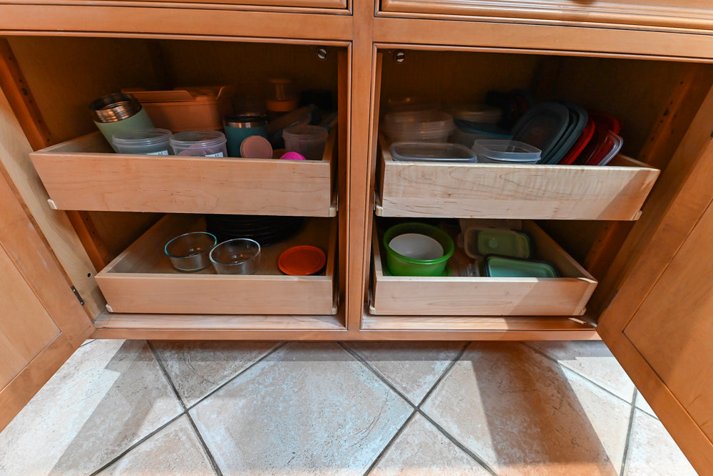 Quality Custom Traditional Natural Wooden Kitchen with Island and Appliances