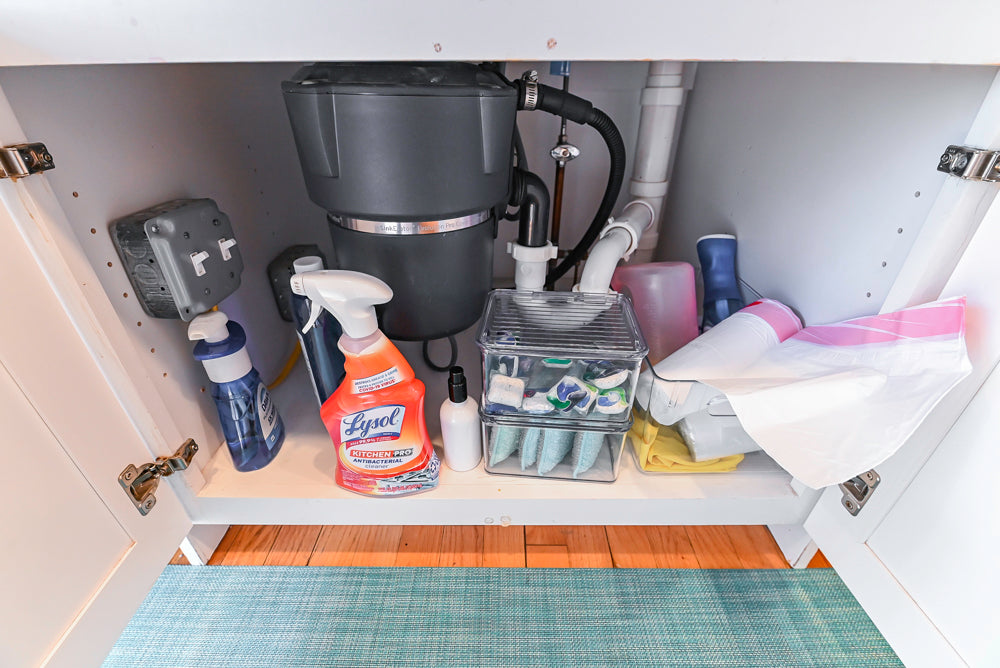Omega Traditional White Kitchen with Island, Butcher Block Counters and Appliances