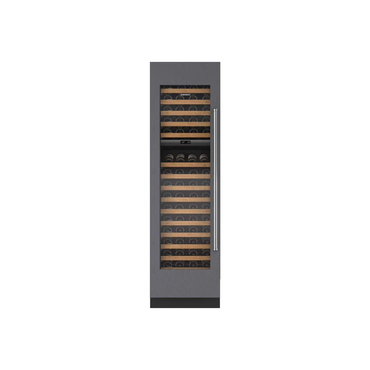 Sub-Zero IW-24 24" Panel Ready with Glass Door Tall Wine Cooler, 2016, Pre-Owned