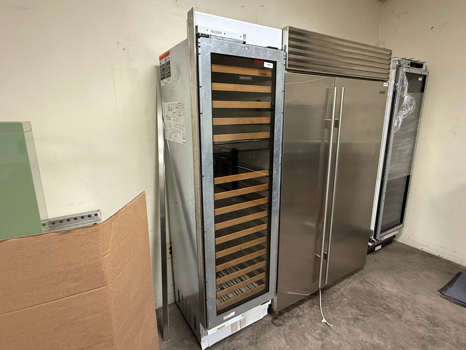Sub-Zero IW-24 24" Panel Ready with Glass Door Tall Wine Cooler, 2016, Pre-Owned