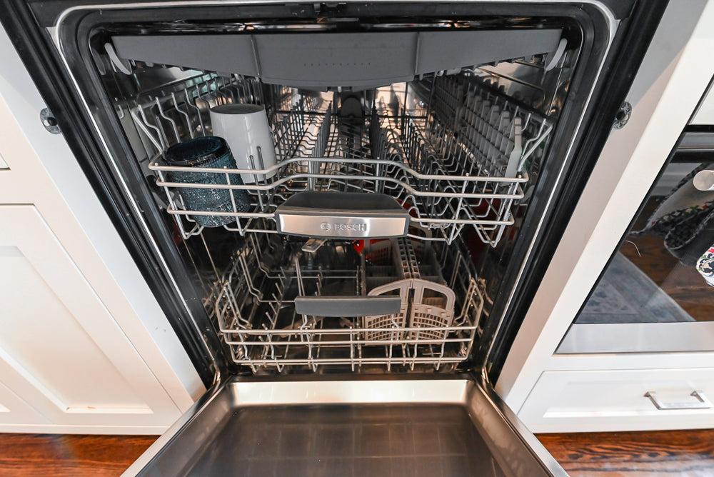 "The Belmont" Transitional White Kitchen with Island, Marble Countertop and Sub-Zero & Wolf Appliances