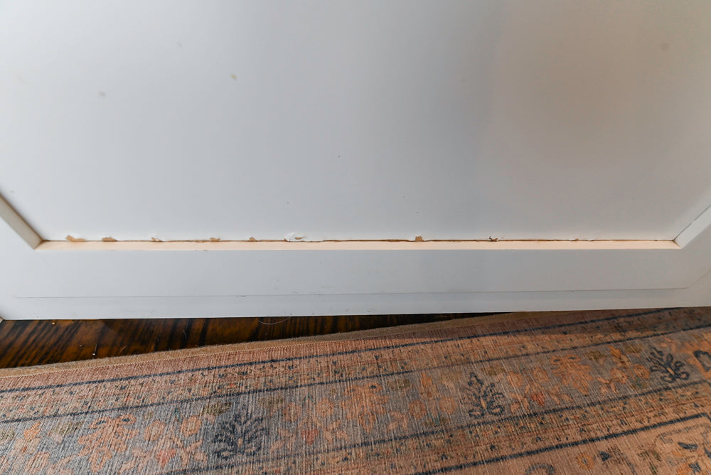 "The Belmont" Transitional White Kitchen with Island, Marble Countertop and Sub-Zero & Wolf Appliances