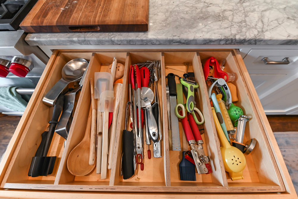 "The Belmont" Transitional White Kitchen with Island, Marble Countertop and Sub-Zero & Wolf Appliances