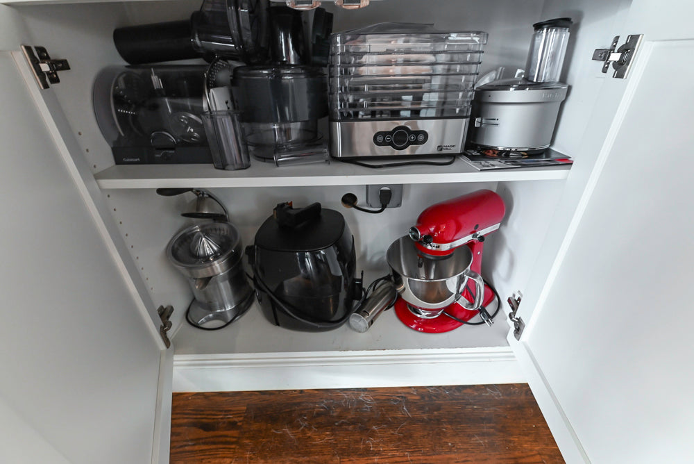 "The Belmont" Transitional White Kitchen with Island, Marble Countertop and Sub-Zero & Wolf Appliances