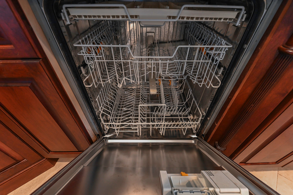 Custom Traditional Dark Wooden Kitchen with Marble Countertops and Wolf Appliances