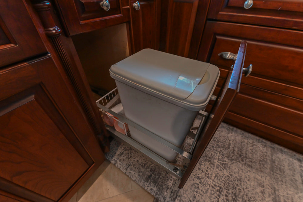 Custom Traditional Dark Wooden Kitchen with Marble Countertops and Wolf Appliances