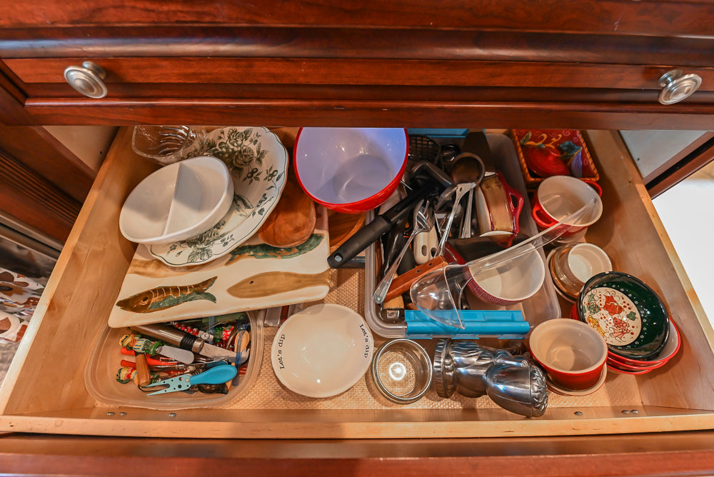 Custom Traditional Dark Wooden Kitchen with Marble Countertops and Wolf Appliances