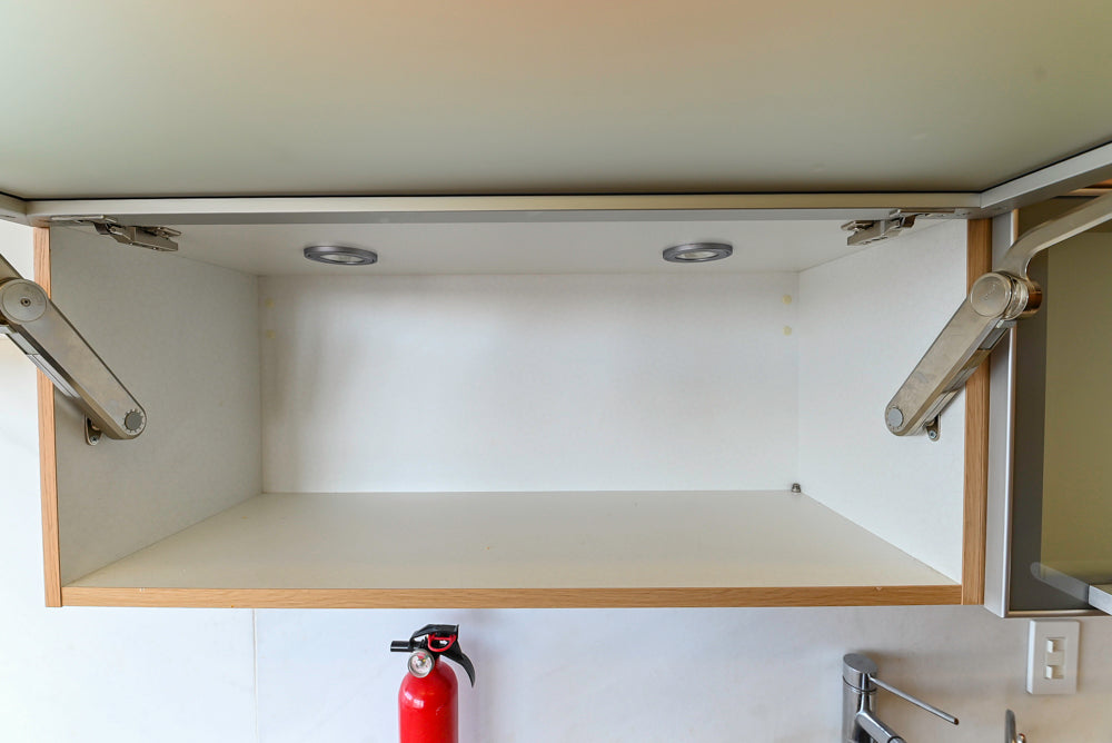 Poggenpohl Modern Light Wood Veneer Kitchen with White Marble Countertops and Appliances