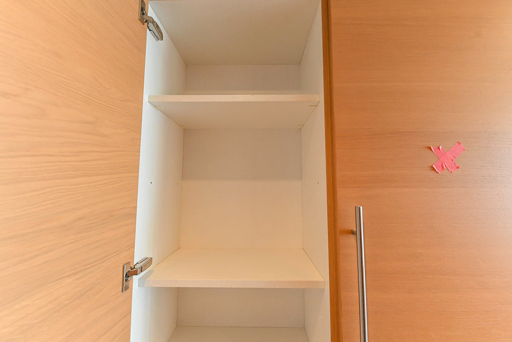 Poggenpohl Modern Light Wood Veneer Kitchen with White Marble Countertops and Appliances