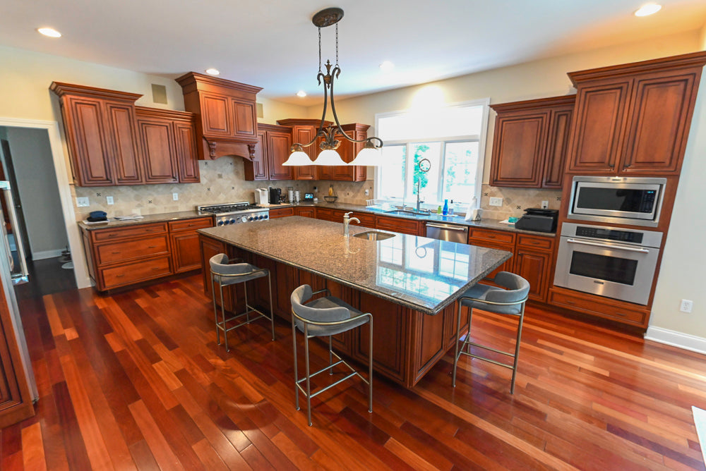 Pennville Traditional Wooden Kitchen with Granite Countertops and Thermador Appliances