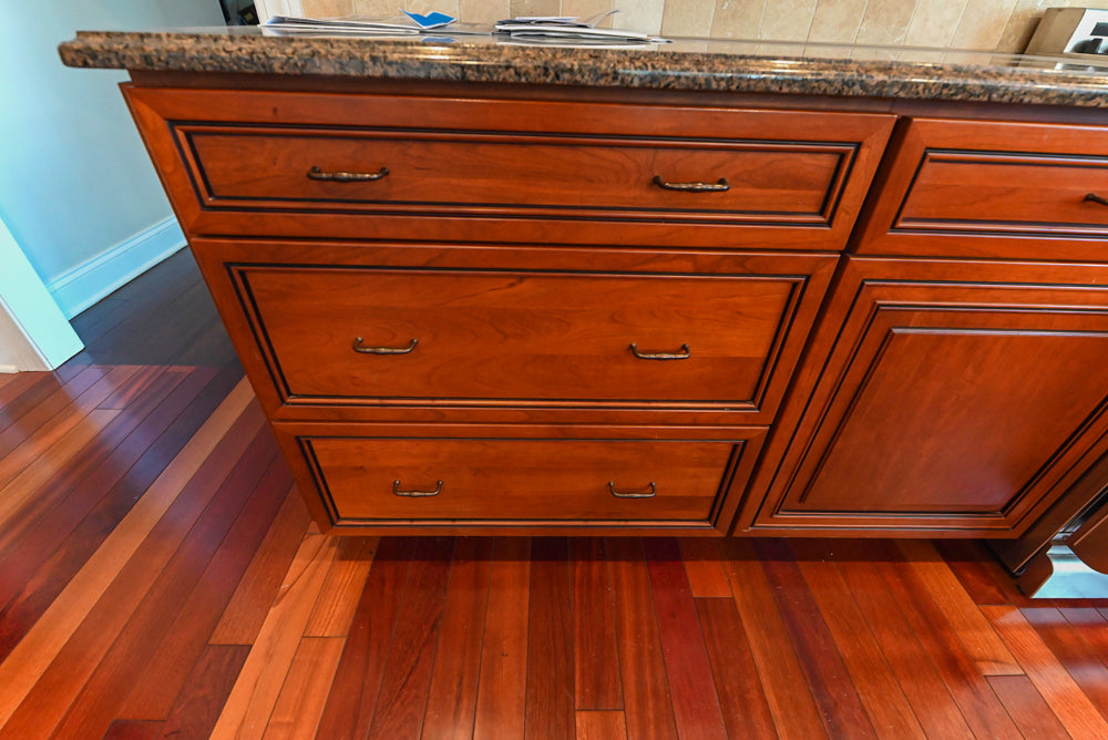 Pennville Traditional Wooden Kitchen with Granite Countertops and Thermador Appliances