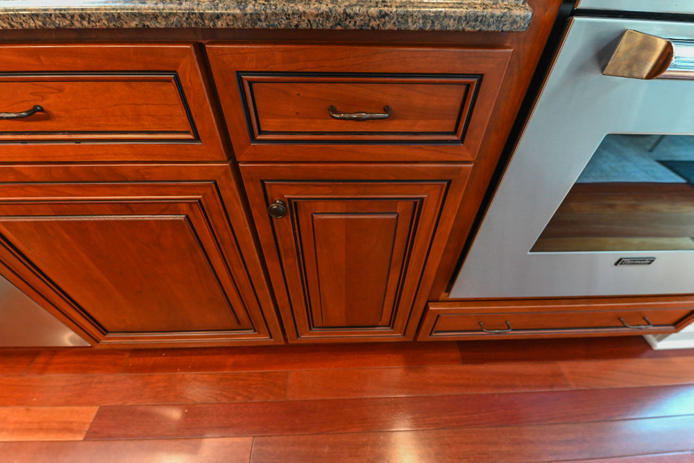 Pennville Traditional Wooden Kitchen with Granite Countertops and Thermador Appliances