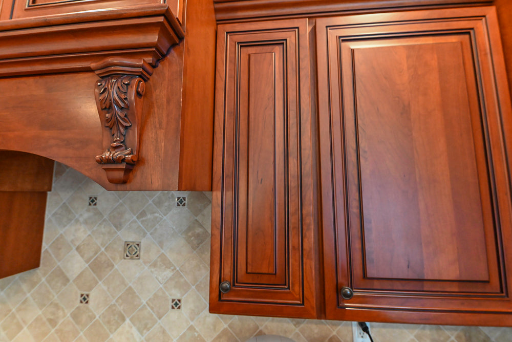 Pennville Traditional Wooden Kitchen with Granite Countertops and Thermador Appliances