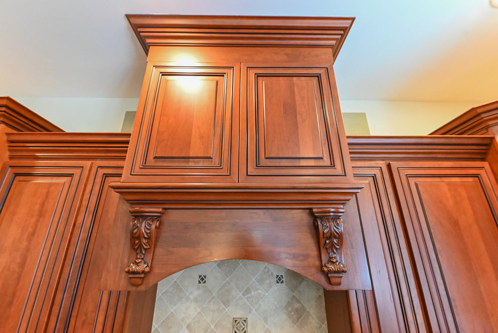 Pennville Traditional Wooden Kitchen with Granite Countertops and Thermador Appliances