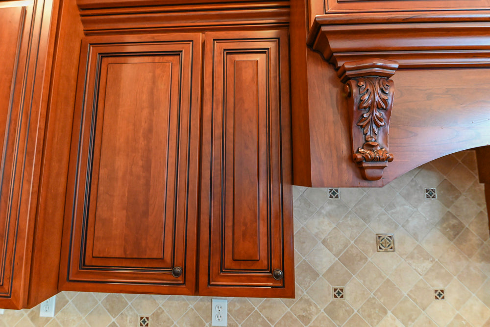 Pennville Traditional Wooden Kitchen with Granite Countertops and Thermador Appliances