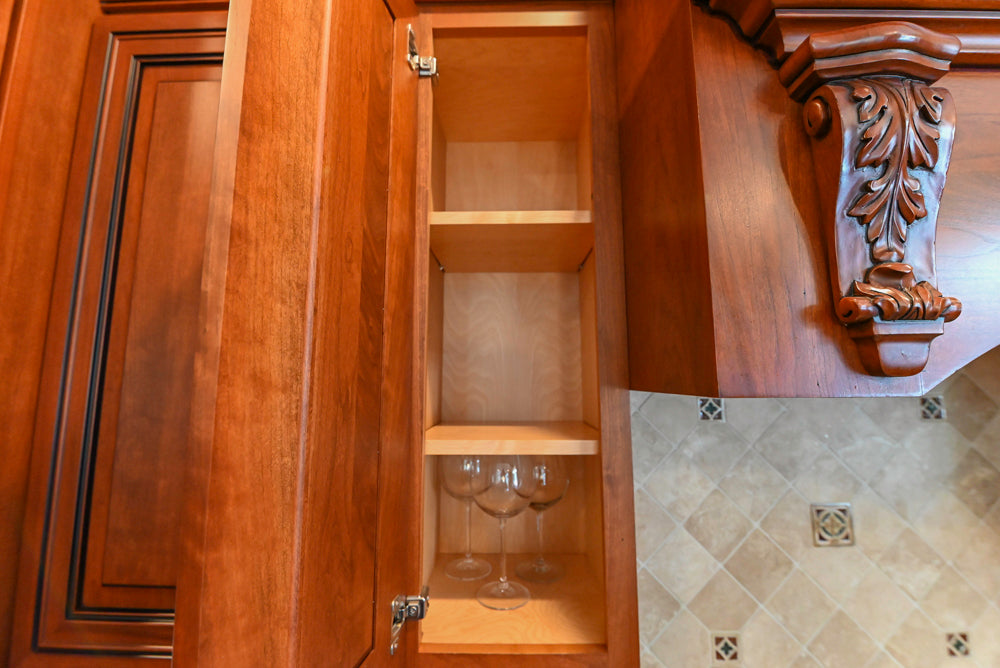 Pennville Traditional Wooden Kitchen with Granite Countertops and Thermador Appliances