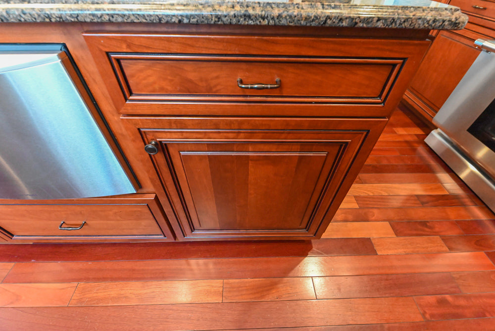 Pennville Traditional Wooden Kitchen with Granite Countertops and Thermador Appliances