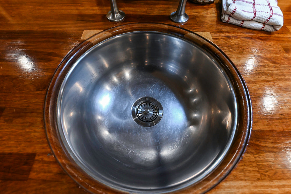 Custom Traditional "Clive-esque" Kitchen with Marble Countertops, Wood Top Island and Appliances