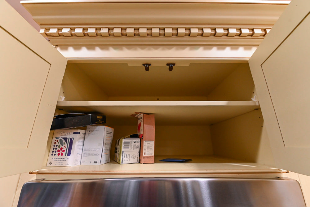 Custom Traditional "Clive-esque" Kitchen with Marble Countertops, Wood Top Island and Appliances