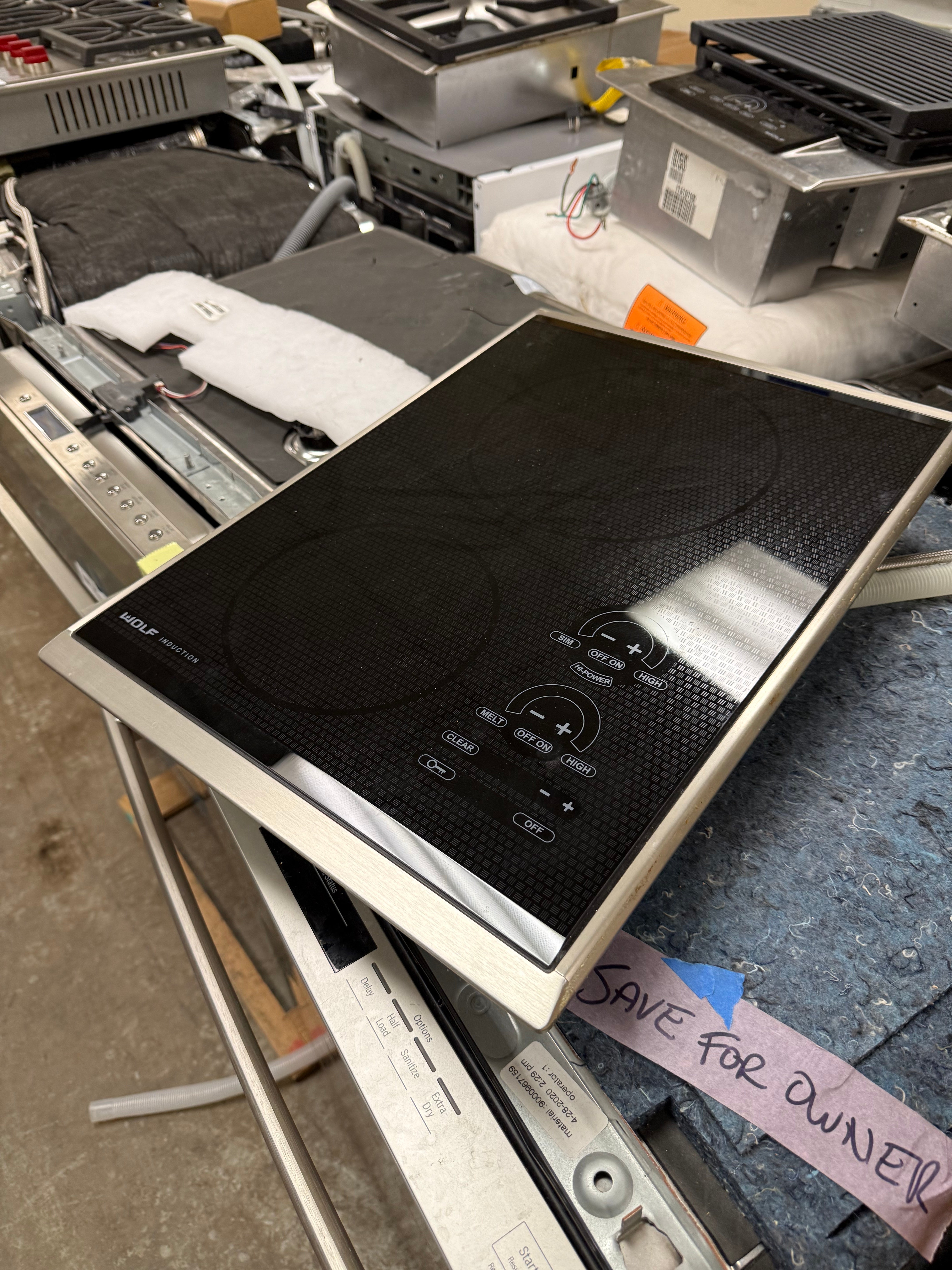 Wolf CT15I/S 15" Black Induction Cooktop