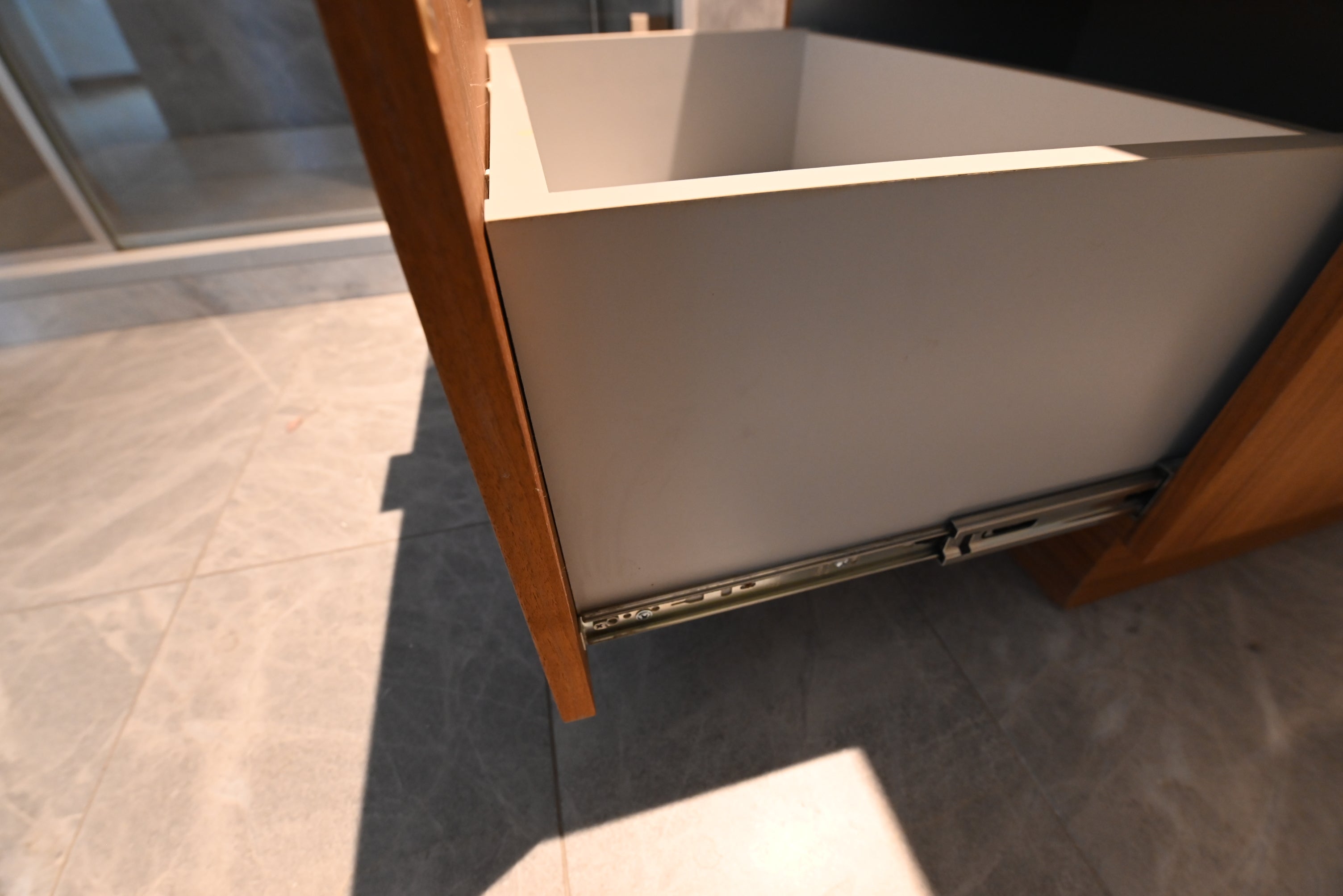 Modern 28" Wood Veneer Single Vanity with Top and Sink - No Faucet