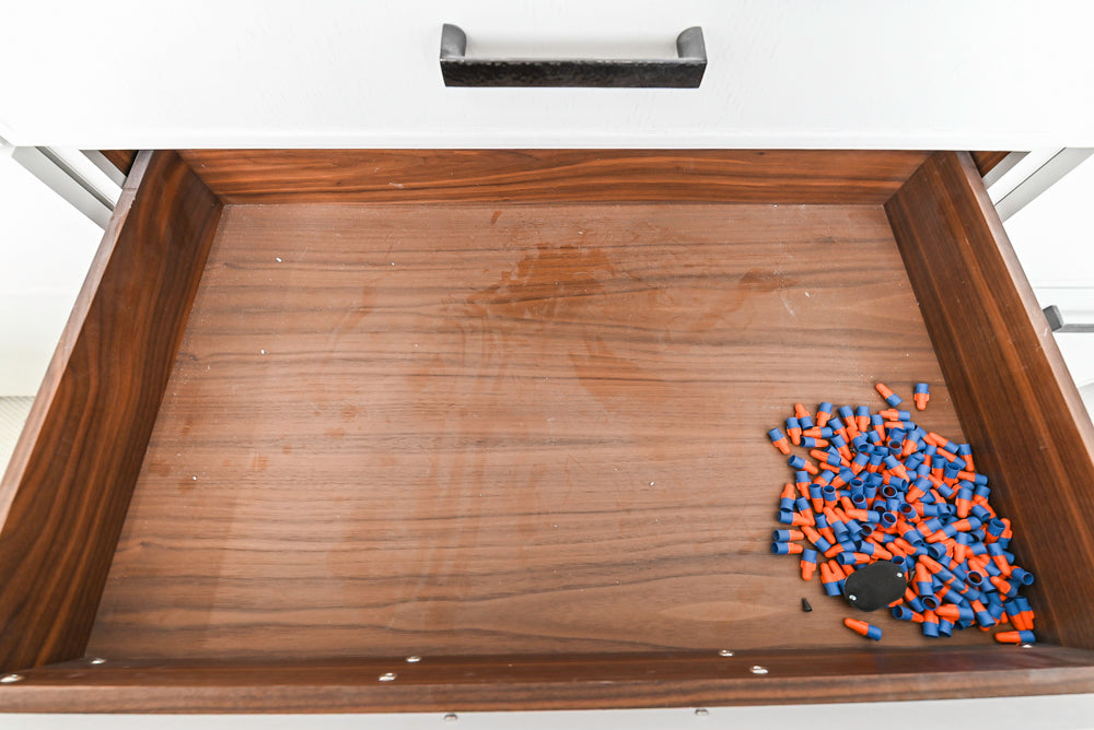 Smallbone Transitional White Kitchen with Island and Quartzite Countertops
