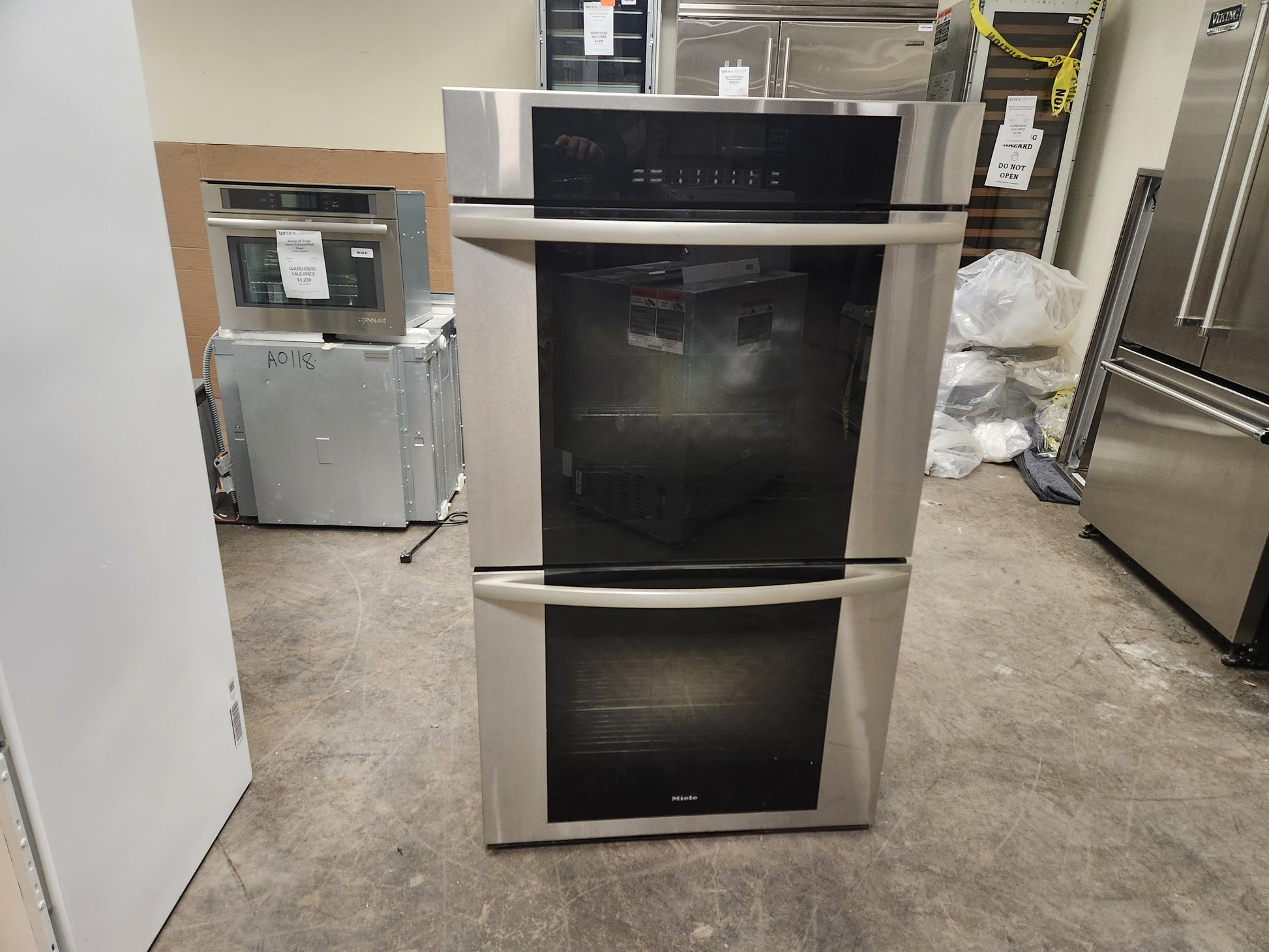 Miele H398BP2 30" Stainless Steel Double Wall Oven