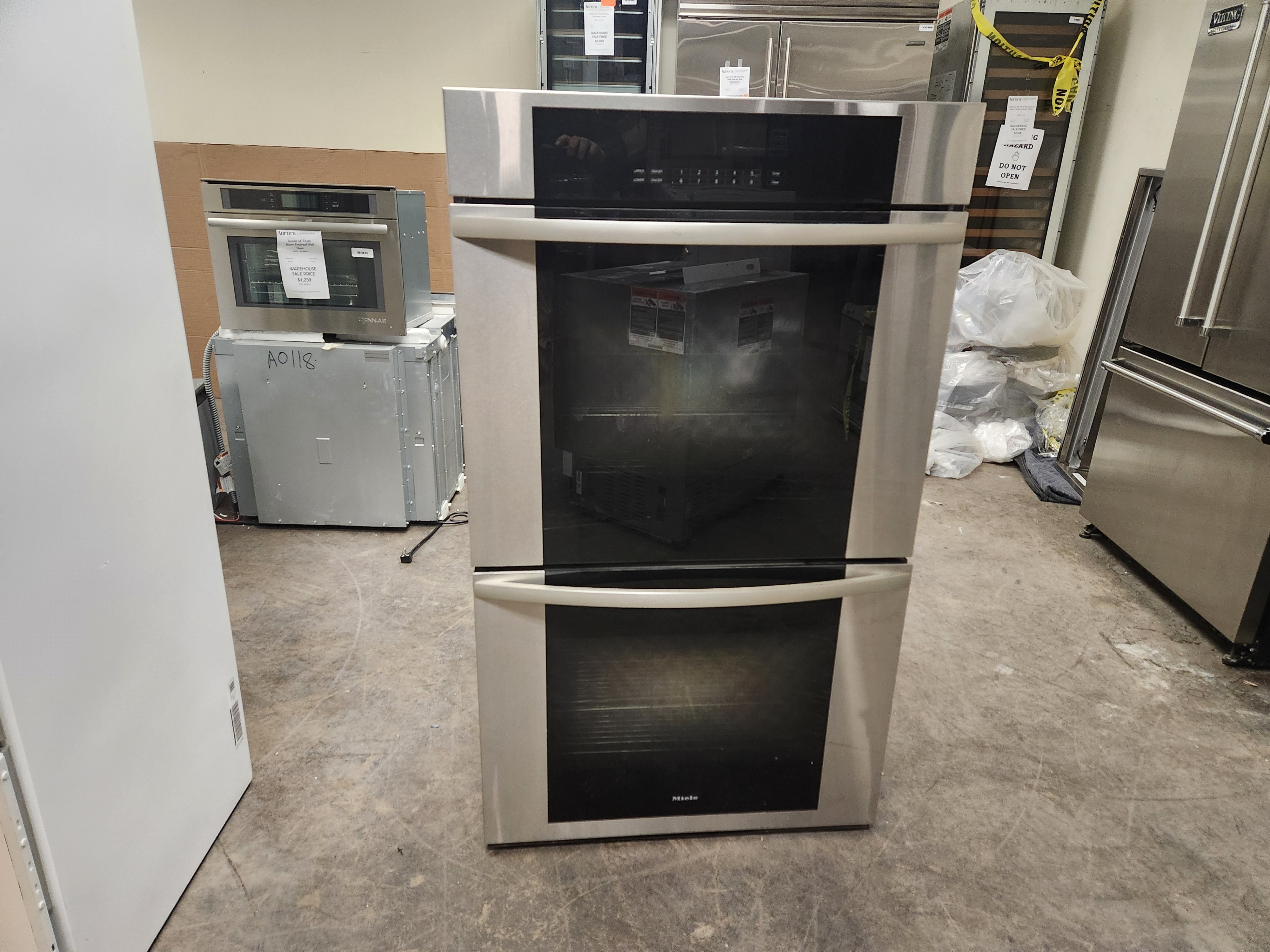 Miele H398BP2 30" Stainless Steel Double Wall Oven