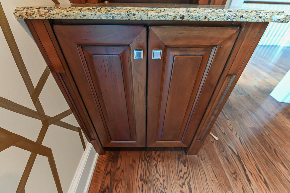 Century Traditional Cherry Kitchen with Granite Countertops and Sub-Zero and Wolf Appliances