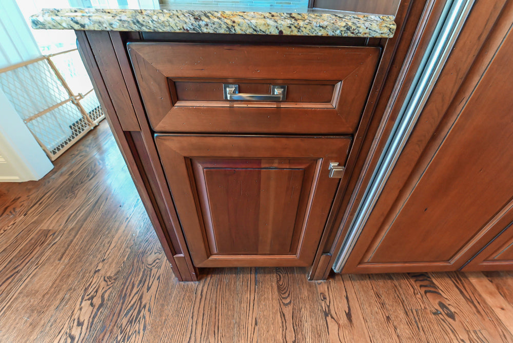 Century Traditional Cherry Kitchen with Granite Countertops and Sub-Zero and Wolf Appliances