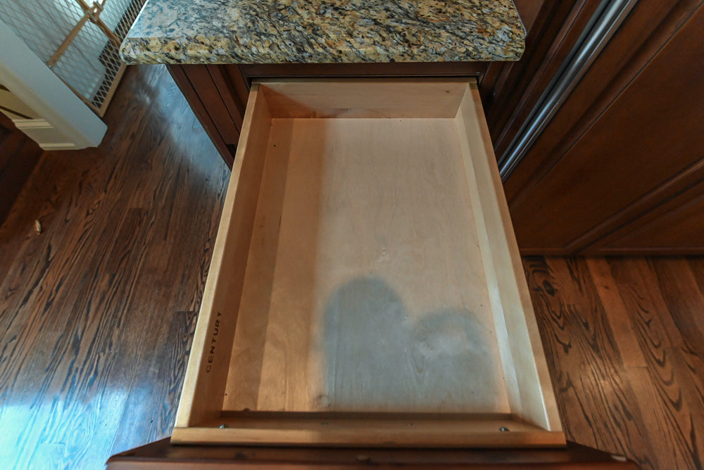 Century Traditional Cherry Kitchen with Granite Countertops and Sub-Zero and Wolf Appliances