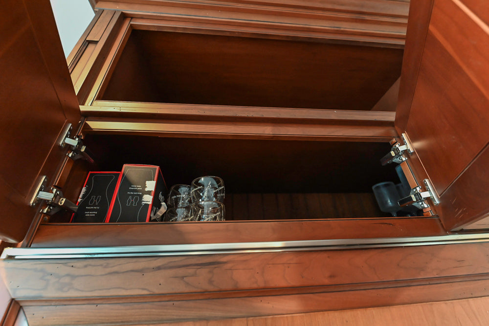 Century Traditional Cherry Kitchen with Granite Countertops and Sub-Zero and Wolf Appliances