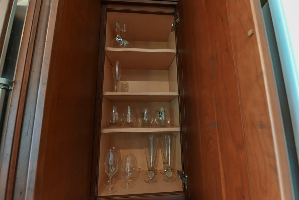 Century Traditional Cherry Kitchen with Granite Countertops and Sub-Zero and Wolf Appliances