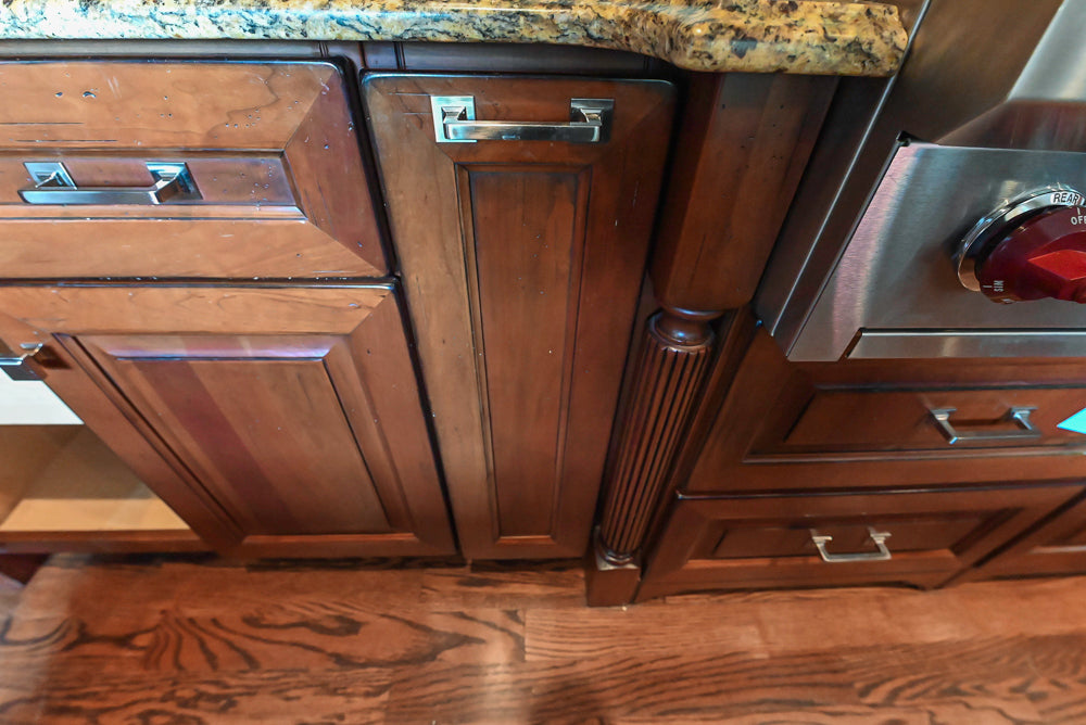 Century Traditional Cherry Kitchen with Granite Countertops and Sub-Zero and Wolf Appliances