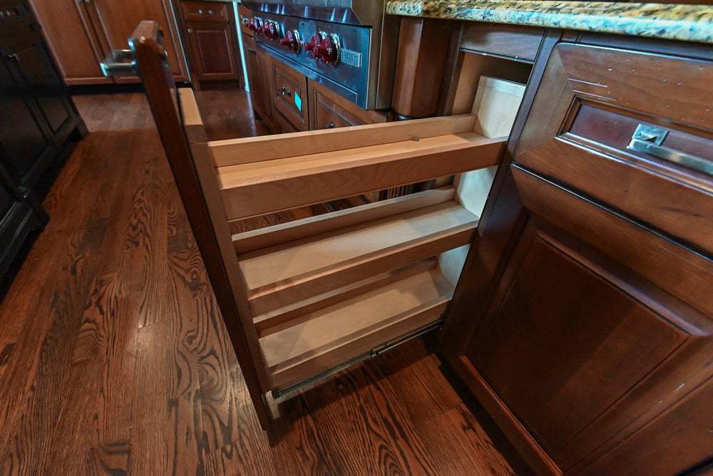 Century Traditional Cherry Kitchen with Granite Countertops and Sub-Zero and Wolf Appliances